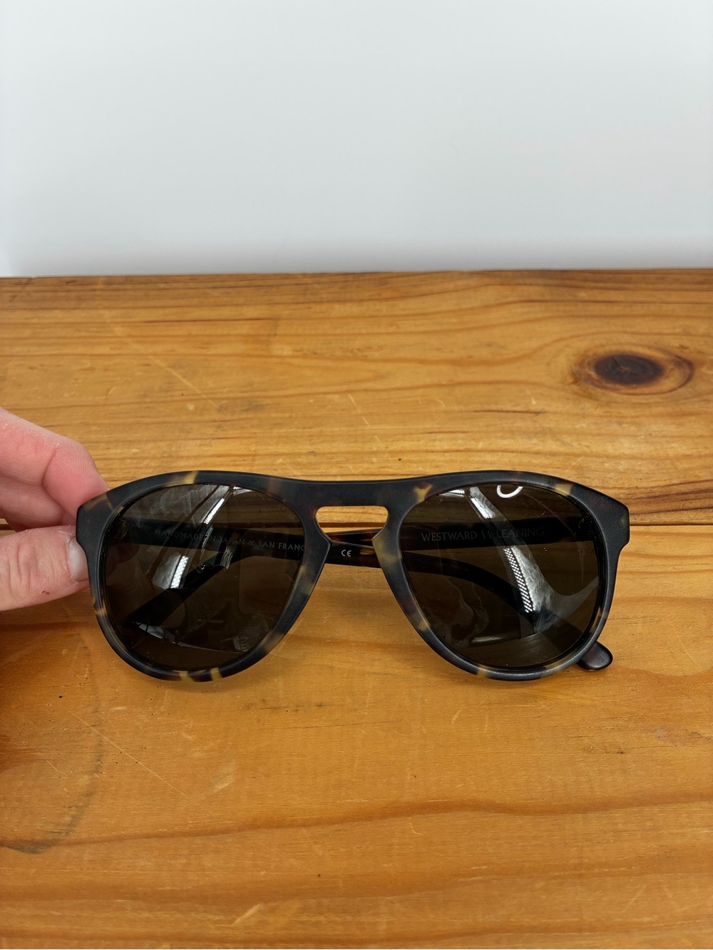 Westward Leaning Pioneer Brown Tortoise Shell Unisex Wayfarer Sunglasses